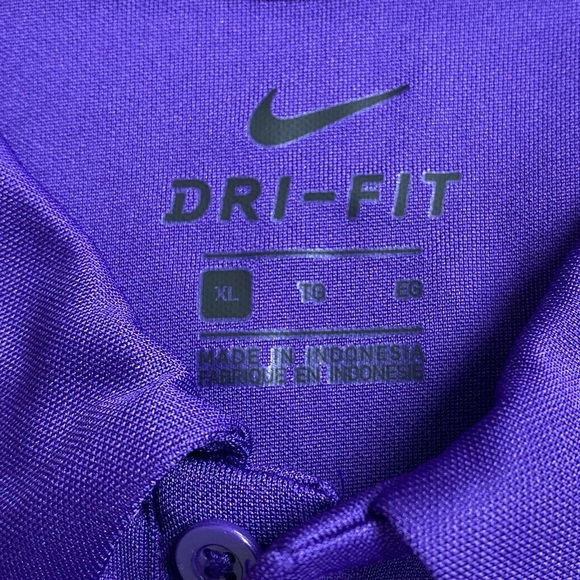 Nike polo new with tags purple men’s size xl - Picture 3 of 7
